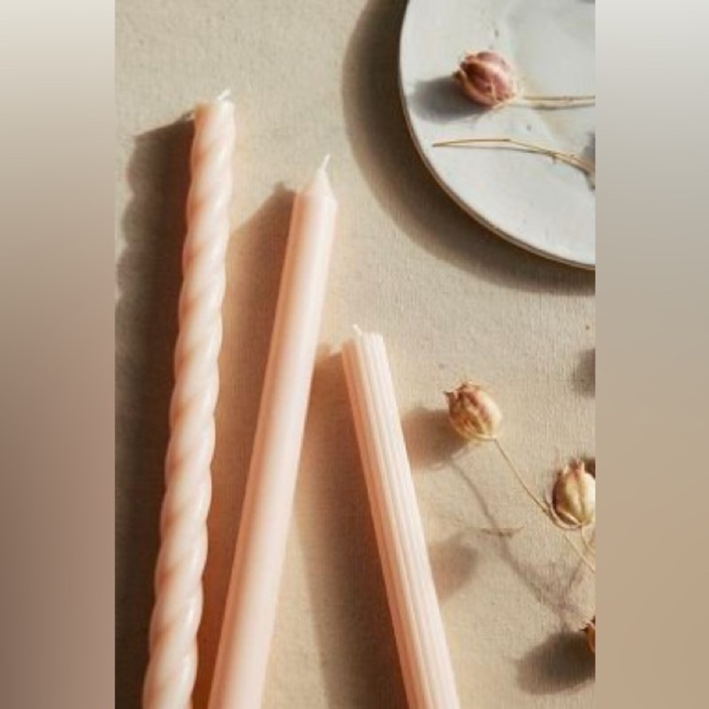 Terrain by Anthropologie Mixed Silhouette Tapers – Set of 3 (Taupe)